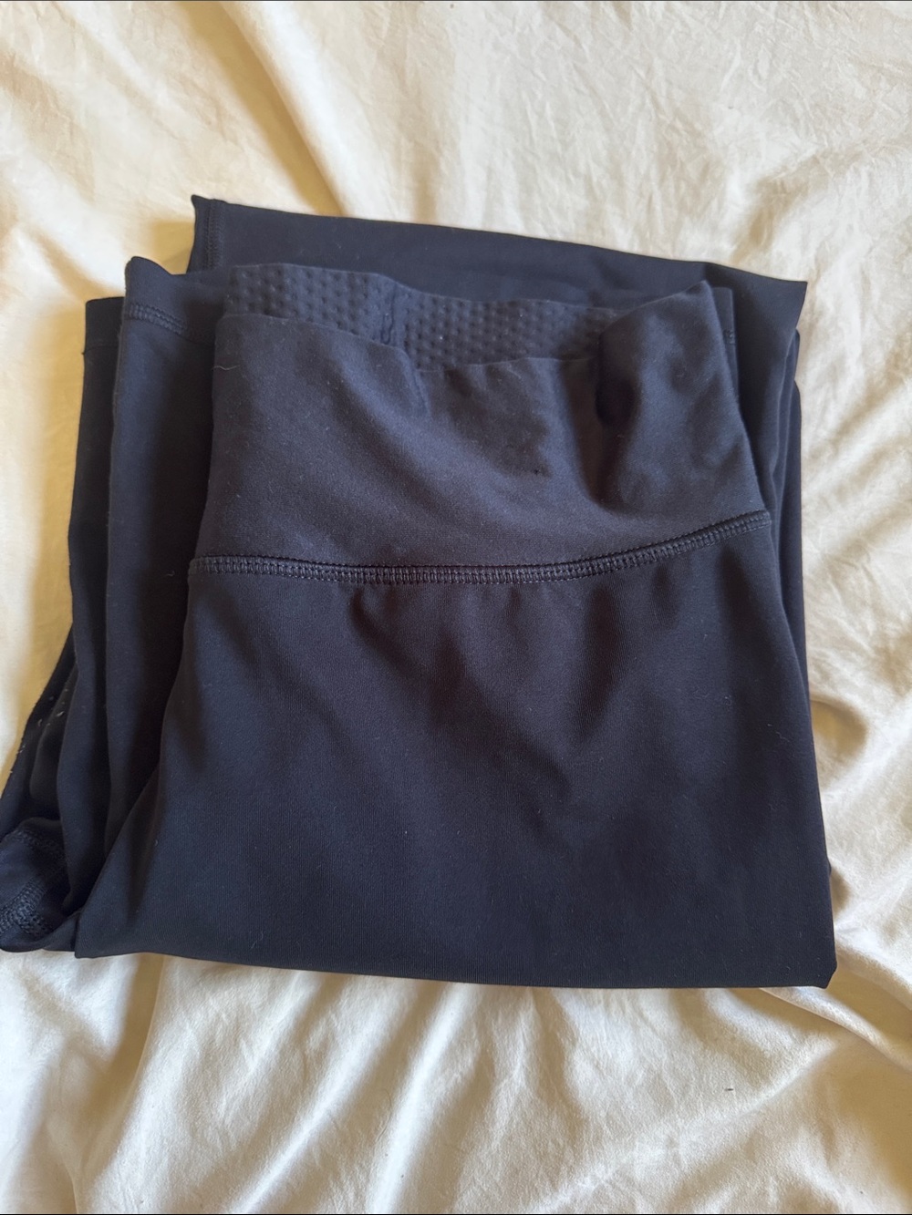 Champion Black Athletic Leggings with Printed Logo